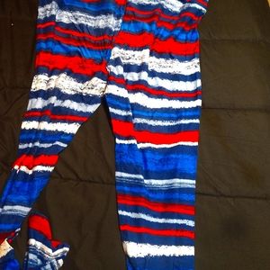 LuLaRoe TC2 patriotic leggings